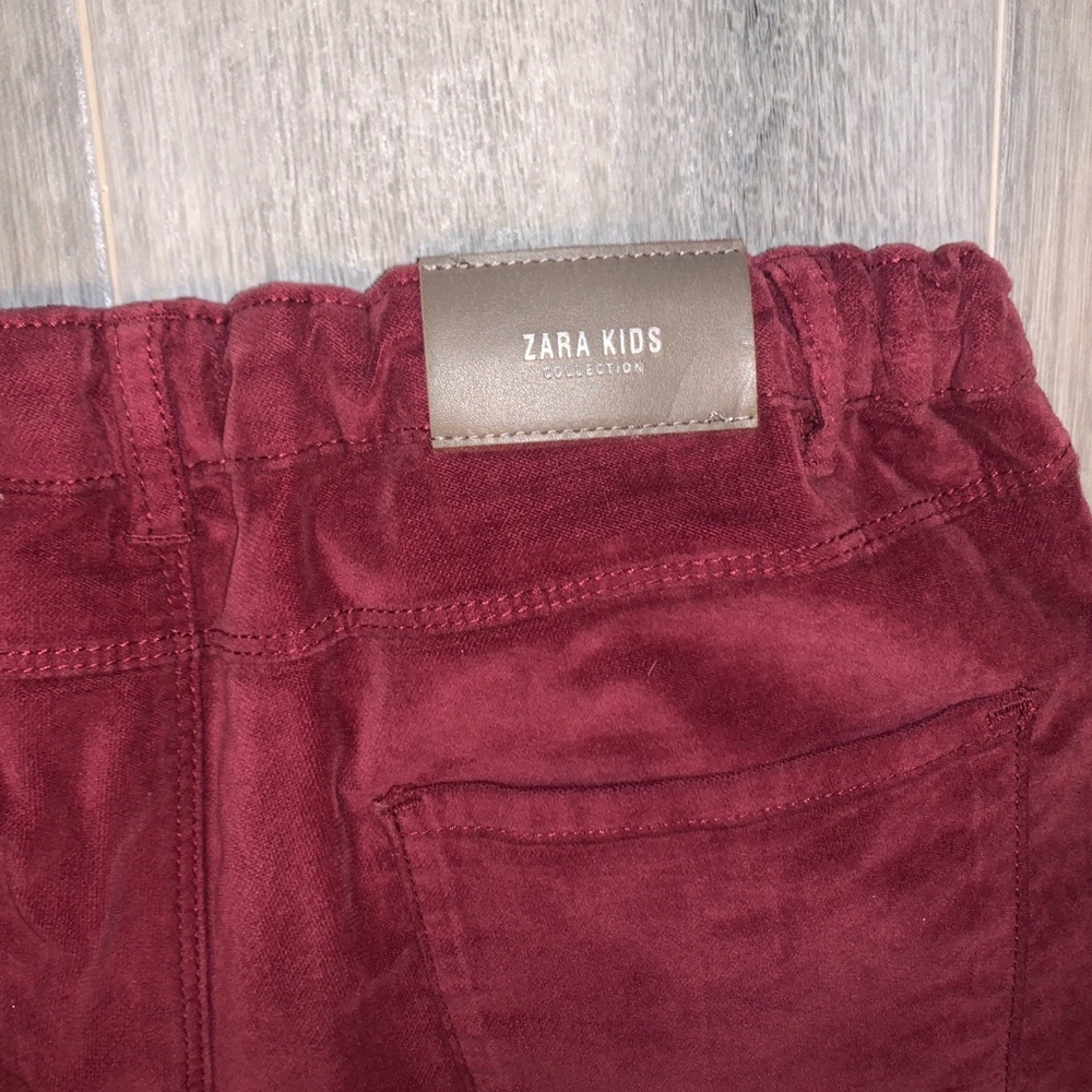 ZARA kids collection velvet pants size 13/14 - Picture 5 of 7